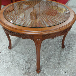 French Louis XV Style Oak Coffee Table