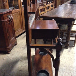 English Walnut Hall Stand
