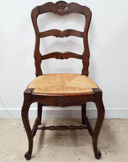 Set Of 12 French Ladder Back Chairs