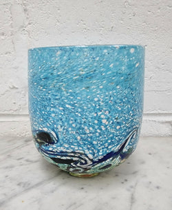 Colorful Art Glass Vase Signed by Peter Reynolds | Antique & Vintage | Moonee Ponds Antiques | Australia Wide Delivery