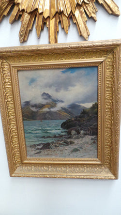 Beautiful Framed Oil On Board Landscape | Antique & Vintage | Moonee Ponds Antiques | Australia Wide Delivery
