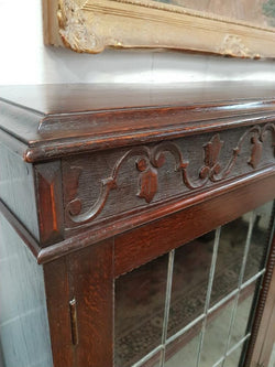 Australian Tudor Led Light Bookcase | Antique & Vintage | Moonee Ponds Antiques | Australia Wide Delivery