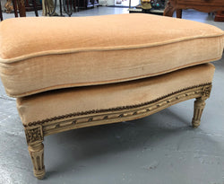 French Vintage Original Painted Footstool | Antique & Vintage | Moonee Ponds Antiques | Australia Wide Delivery