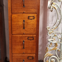 Fabulous Blackwood Vintage four drawer filing cabinet. It has been sourced locally and is in good working order and condition.