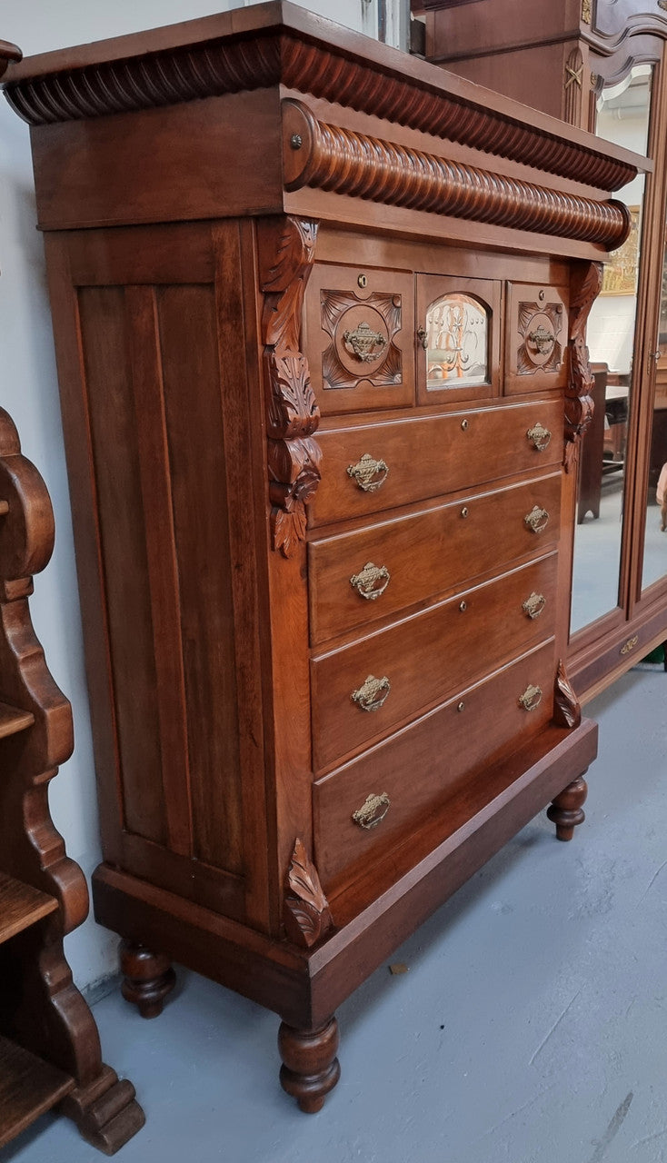 19th Century Scottish Mahogany Tall Boy | Antique & Vintage | Moonee Ponds Antiques | Australia Wide Delivery