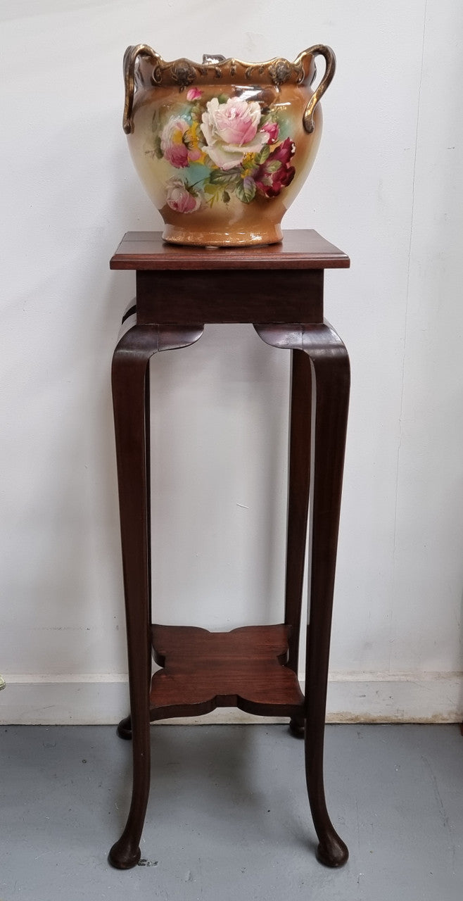 Vintage Square Two Tier Blackwood Pedestal | Antique & Vintage | Moonee Ponds Antiques | Australia Wide Delivery