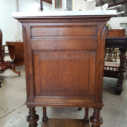 Single French Oak Bedside Cabinet | Antique & Vintage | Moonee Ponds Antiques | Australia Wide Delivery