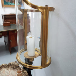 A Pair French Gilt Louis XVI Style Wall Lanterns With Moulded Glass Surround | Antique & Vintage | Moonee Ponds Antiques | Australia Wide Delivery
