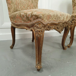 Pair of French Upholstered Chairs