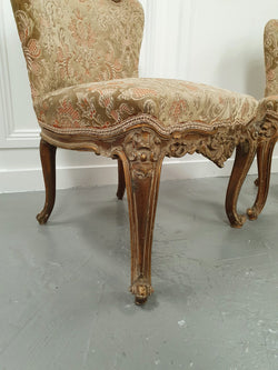 Pair of French Upholstered Chairs | Antique & Vintage | Moonee Ponds Antiques | Australia Wide Delivery