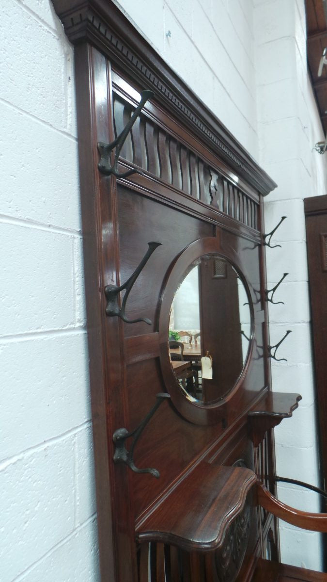Australian Arts and Crafts Blackwood Hall Stand | Antique & Vintage | Moonee Ponds Antiques | Australia Wide Delivery