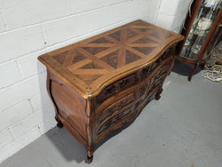 Impressive French Louis 15th Style Three Drawer Commode | Antique & Vintage | Moonee Ponds Antiques | Australia Wide Delivery