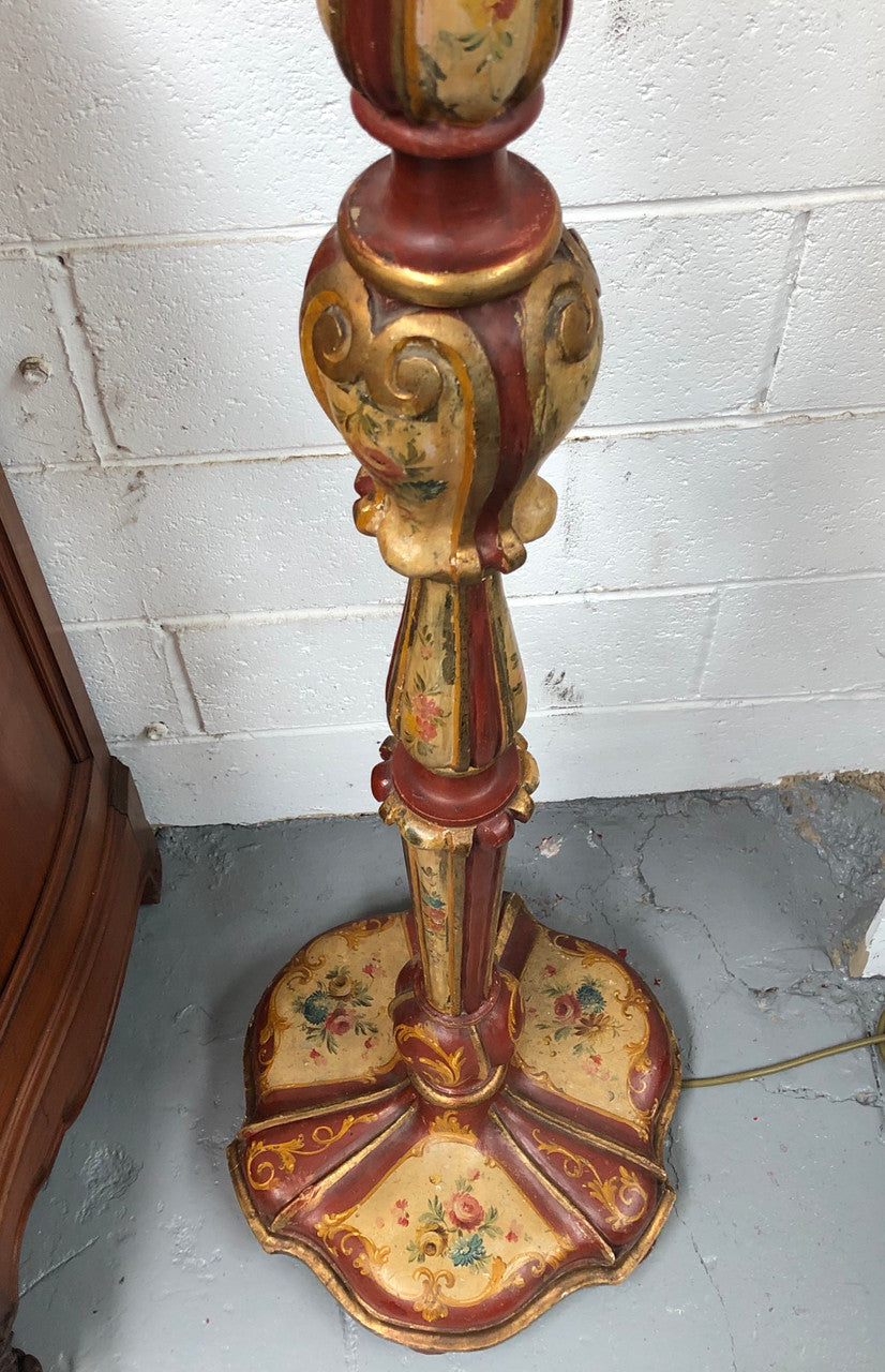 Painted Standard Lamp Base | Antique & Vintage | Moonee Ponds Antiques | Australia Wide