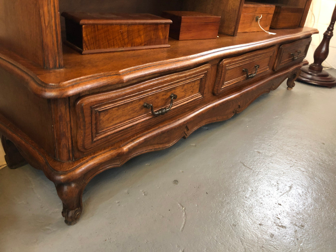 Beautiful French Oak Bookcase With Drawers | Antique & Vintage | Moonee Ponds Antiques | Australia Wide Delivery
