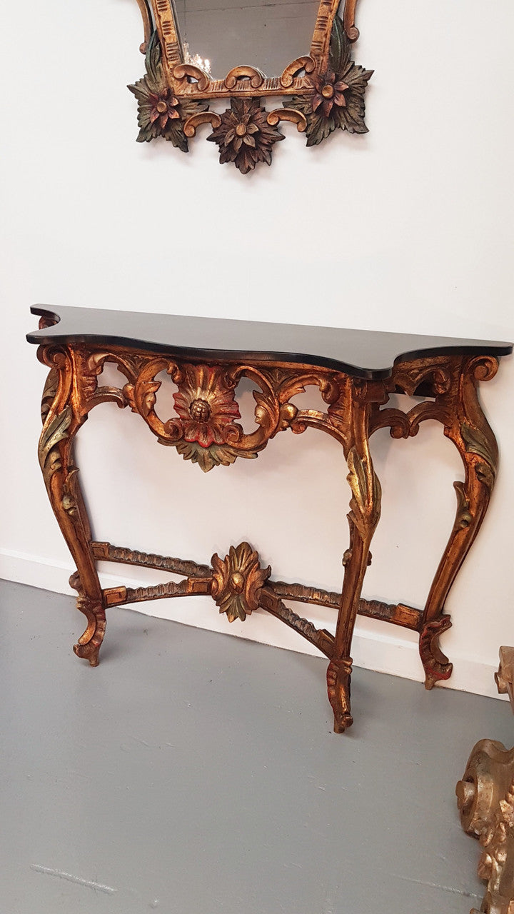 French Louis XV Console Table and Matching Mirror | Antique & Vintage | Moonee Ponds Antiques | Australia Wide Delivery