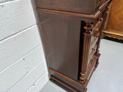 French Walnut Henry 2nd Style Single Side Cabinet | Antique & Vintage | Moonee Ponds Antiques | Australia Wide Delivery
