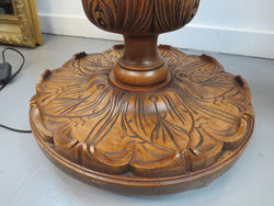 French Oak And Fruitwood Standard Lamp | Antique & Vintage | Moonee Ponds Antiques | Australia Wide Delivery