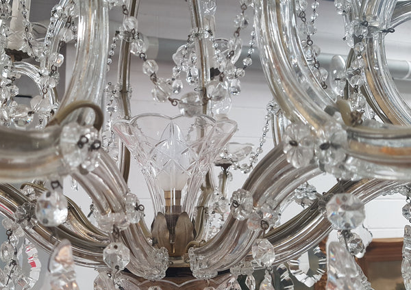 Fine French Parisian Crystal Chandelier