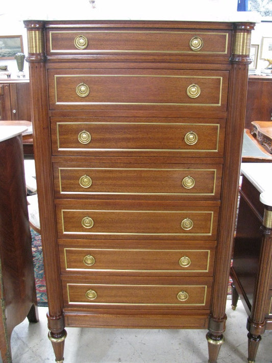 French Mahogany Semainier