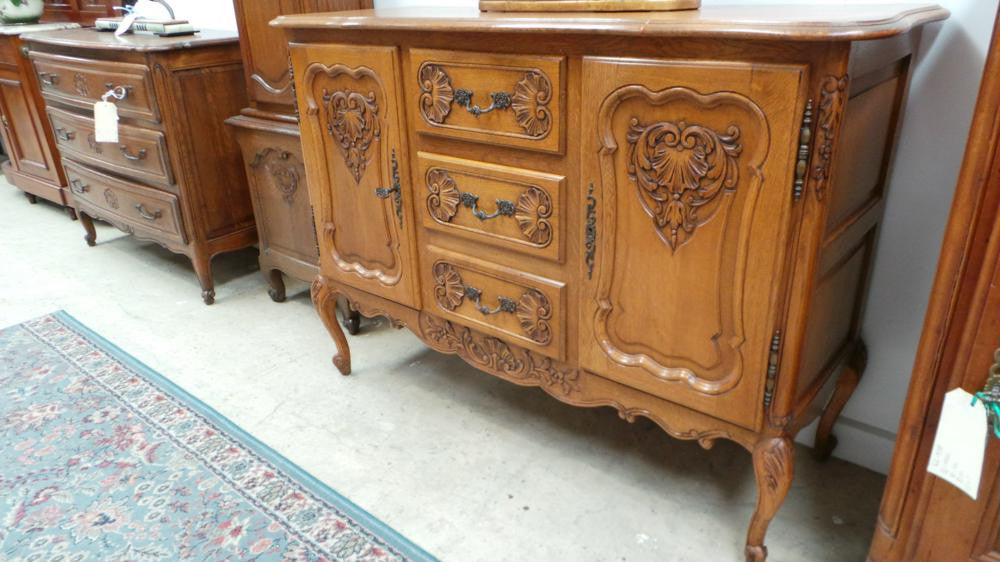Beautiful Carved French Oak Sideboard | Antique & Vintage | Moonee Ponds Antiques | Australia Wide Delivery