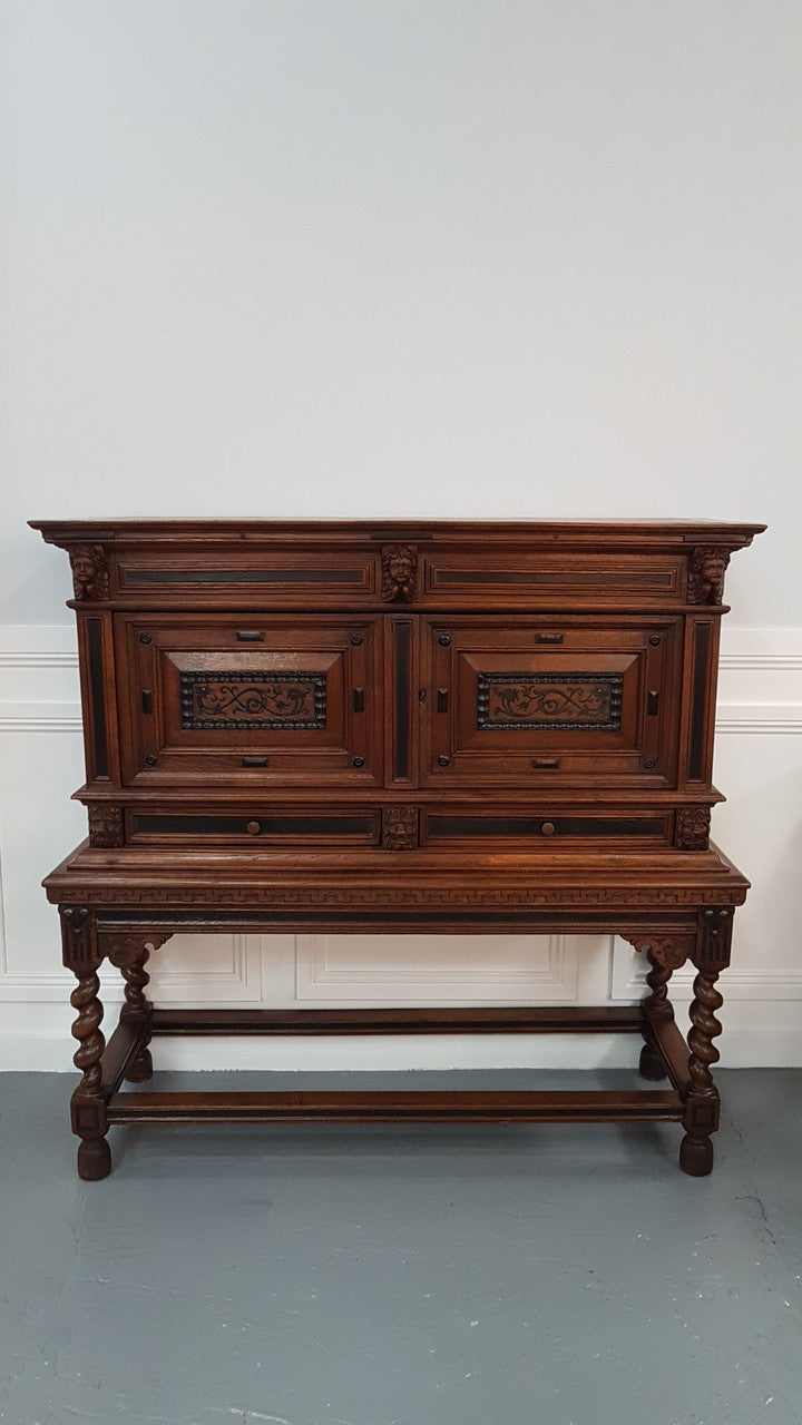 Italian 18th Century Carved Sideboard