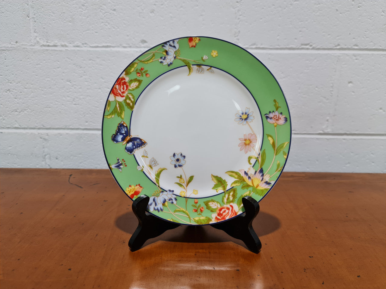 “Aynsley” Windsor Cottage Garden Set Of 4 Side Plates With Original Box | Antique & Vintage | Moonee Ponds Antiques | Australia Wide Delivery