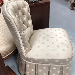 Lovely Upholstered Boudoir Chair