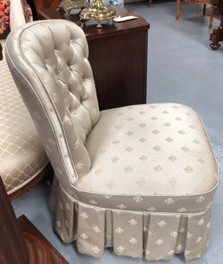 Lovely Upholstered Boudoir Chair | Antique & Vintage | Moonee Ponds Antiques | Australia Wide Delivery