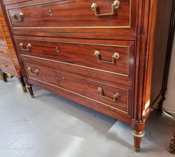Sensational French Empire Mahogany Semainier | Antique & Vintage | Moonee Ponds Antiques | Australia Wide Delivery