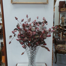 A Large Heavy Vintage Crystal Vase