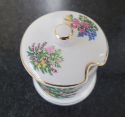 Fortnum & Mason Piccadilly London England Floral Decorated Covered Honey-Jam Pot | Antique & Vintage | Moonee Ponds Antiques | Australia Wide Delivery