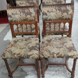 Set of Four Antique Upholstered Chairs