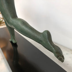 French Art Deco Signed Bronze Of Dianna | Antique & Vintage | Moonee Ponds Antiques | Australia Wide Delivery