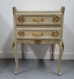 Vintage Paint Louis XV Style Bedside Cupboard | Antique & Vintage | Moonee Ponds Antiques | Australia Wide Delivery