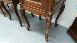 Pair of French Oak Bedside Cabinets-5 | Antique & Vintage | Moonee Ponds Antiques | Australia Wide Delivery