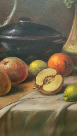 Large Signed M. Govers English Oil On Canvas | Antique & Vintage | Moonee Ponds Antiques | Australia Wide Delivery
