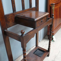 Tudor style hall stand