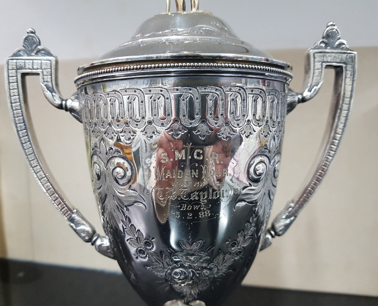 1888 Tasmanian Saint Mary's College Rowing Trophy | Antique & Vintage | Moonee Ponds Antiques | Australia Wide Delivery