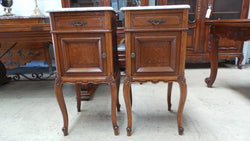 Pair of French oak Bedside Cabinets-4 | Antique & Vintage | Moonee Ponds Antiques | Australia Wide Delivery