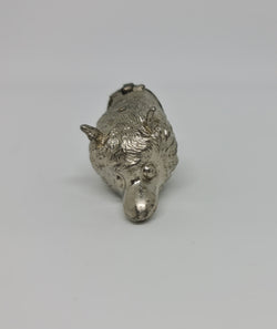 Fox Head Silver Plated Match Vesta Case | Antique & Vintage | Moonee Ponds Antiques | Australia Wide Delivery
