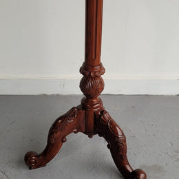 Attractive carved “Duet” reproduction music stand. Excellent condition.