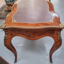 French Louis XV Style Bureau Plat Desk