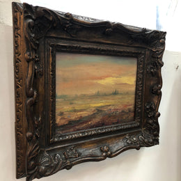 Beautiful Framed Oil On Canvas