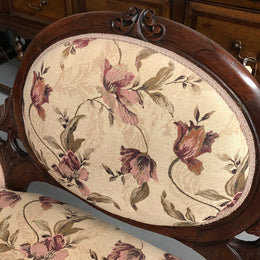 Matching Late Victorian Walnut Suite