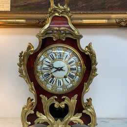 Sensational French Boulle mantle clock
