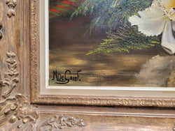 Stunning Oil On Canvas Still Life Flower & Vase Painting | Antique & Vintage | Moonee Ponds Antiques | Australia Wide Delivery