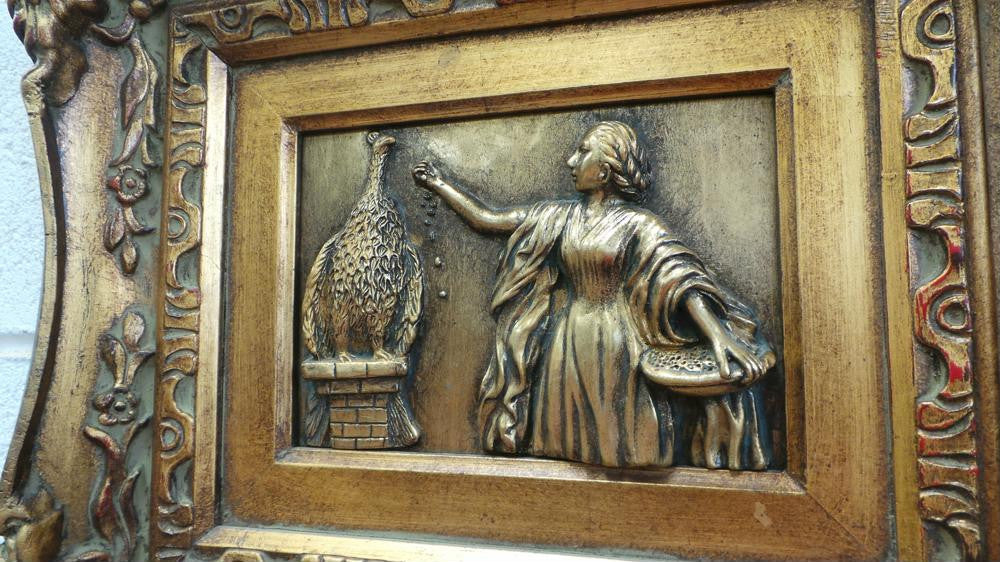 Gold Wall Plaque | Antique & Vintage | Moonee Ponds Antiques | Australia Wide Delivery