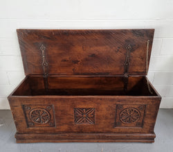 Early 19th Century French Chestnut Wood Coffer | Antique & Vintage | Moonee Ponds Antiques | Australia Wide Delivery