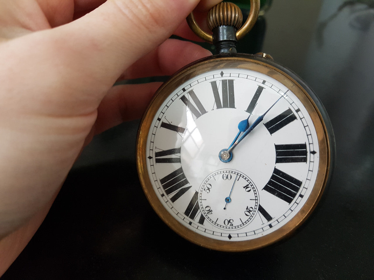 An Antique "Goliath" Over Sized Swiss Made Pocket Watch