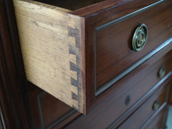 French Mahogany Louis XVI Style Seven Drawer Semainier | Antique & Vintage | Moonee Ponds Antiques | Australia Wide Delivery